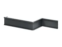 Цоколь с подсветкой 3м, шампань голд, H100/4000К, рефленый, комплект: LED лента SMD+рассеиватель+коннектор