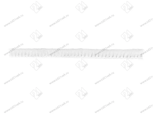 Уплотнитель щёточный ш7х в6мм 3Р (белый) <10м / бухта-400м> шлегель/ щетка самоклеящаяся/ буферная лента/ уплотнитель/ Schlegel 1