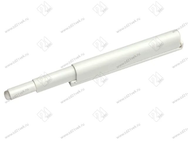 AMF10/W Упор-защелка фасада c толкателем push-to-open, скр крепления белый <50/600> 2