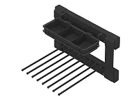 S-6725-A Брючница с органайзером для аксессуаров, Starax, (400х475х290 мм), правая, антрацит