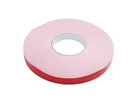Двусторонний скотч, красный, 19мм х 10м, для зеркал