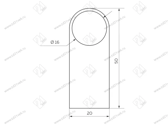 Держатель рейлинга модерн черный 3