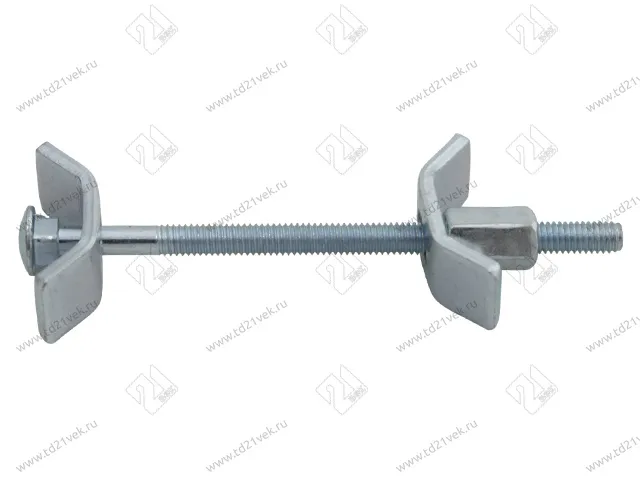 Стяжка для столешницы М6х100, сталь, цинк 1