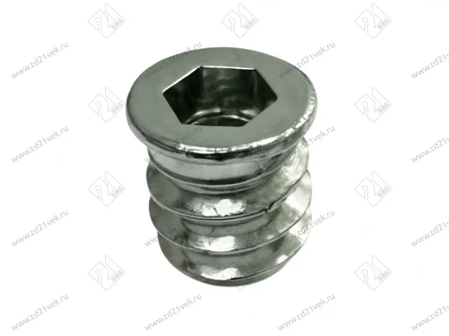 Футорка металлическая D10, М6хL13 мм, цинк 1