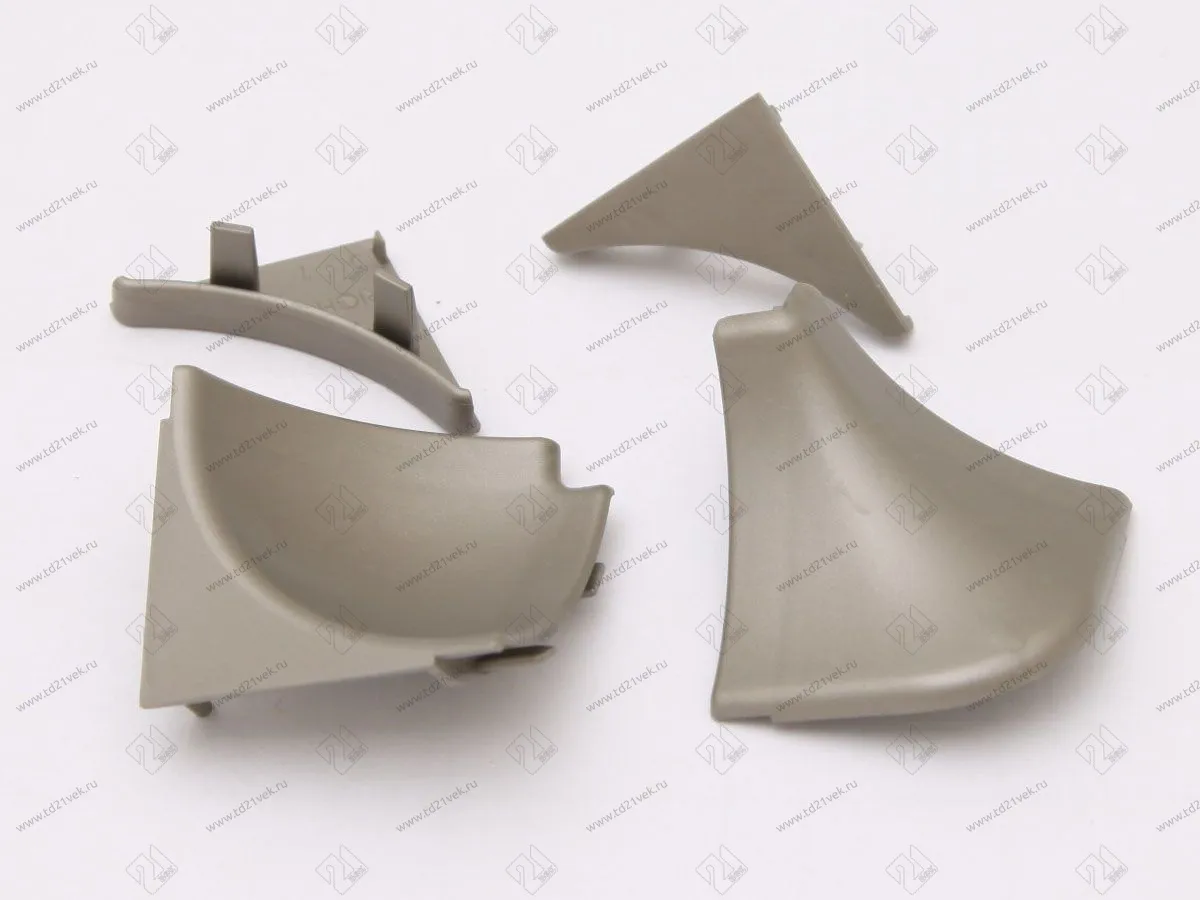 Ком-т заглушек к плинтусу Плато2/Элит2 , бронза ( к вогнутому плинтусу) <200> 1