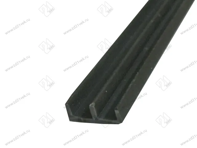 Направляющие для стекла 2м., черный 3