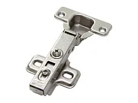 Петля накладная 0мм, CLIP 48мм, планка H=2мм, с доводчиком, никель