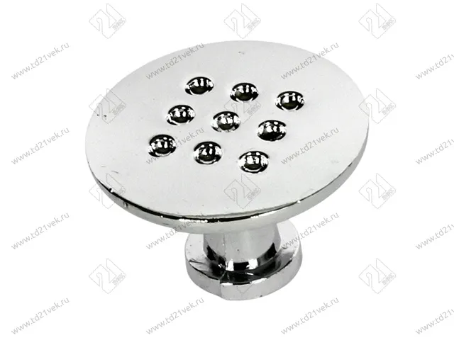 Ручка-кнопка Нактоли, хром 1