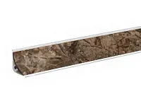 Плинтус для столешниц LB15  Аламбра темная 3,0м 20-15-0-6133  (№6018)  <1/15>
