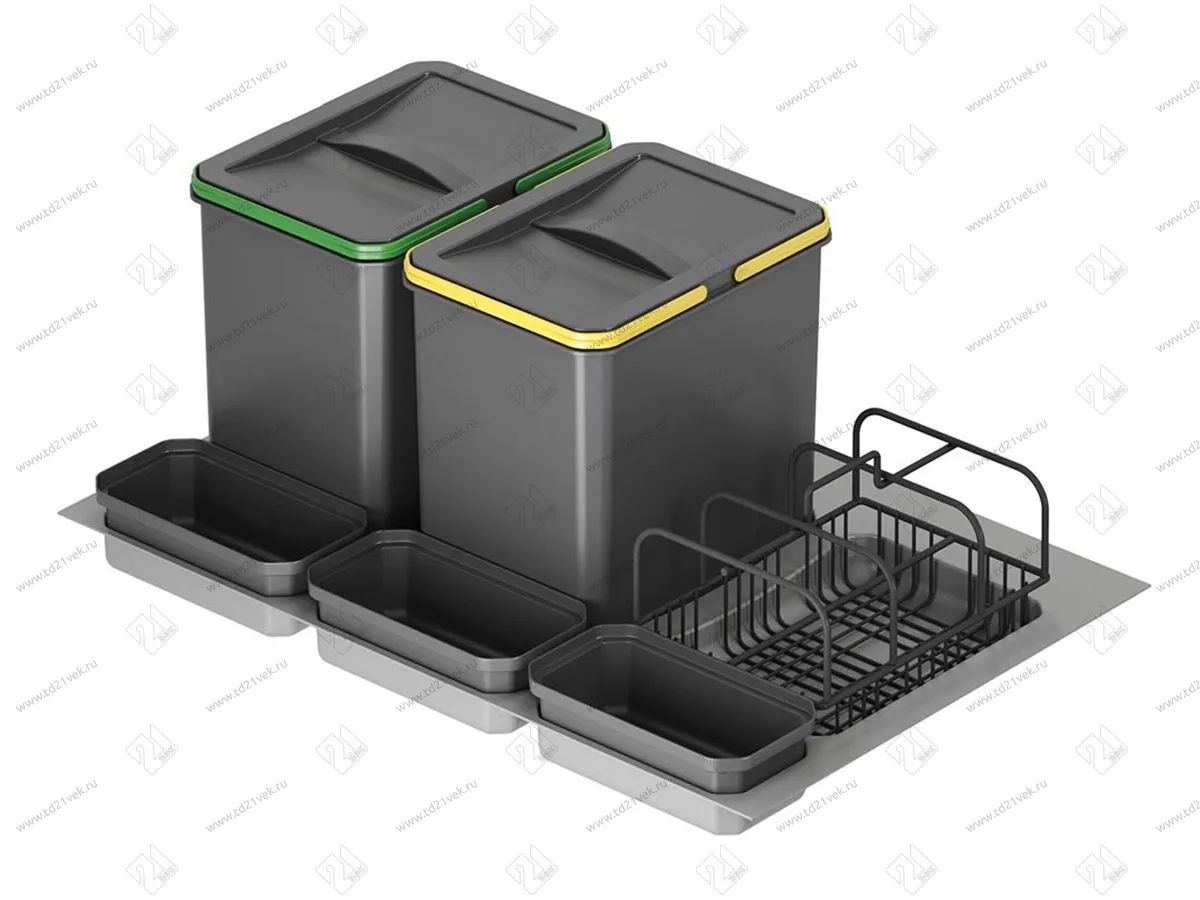 S-2554-A Система сортировки в базу 800 мм, Starax Order2, (740-705x490-415x305 мм), антрацит 1