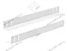 Уголок для крепления духового шкафа 308/505, L-505 мм, комплект 2 шт., белый превью 1