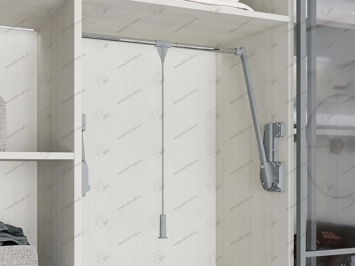 S-6014-G Пантограф Starax, (850-1150x290x900 мм), нагрузка 15 кг, серый/хром 2