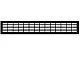 Решетка вентиляционная 480x80мм, (черный), VG-80480-20 <100>