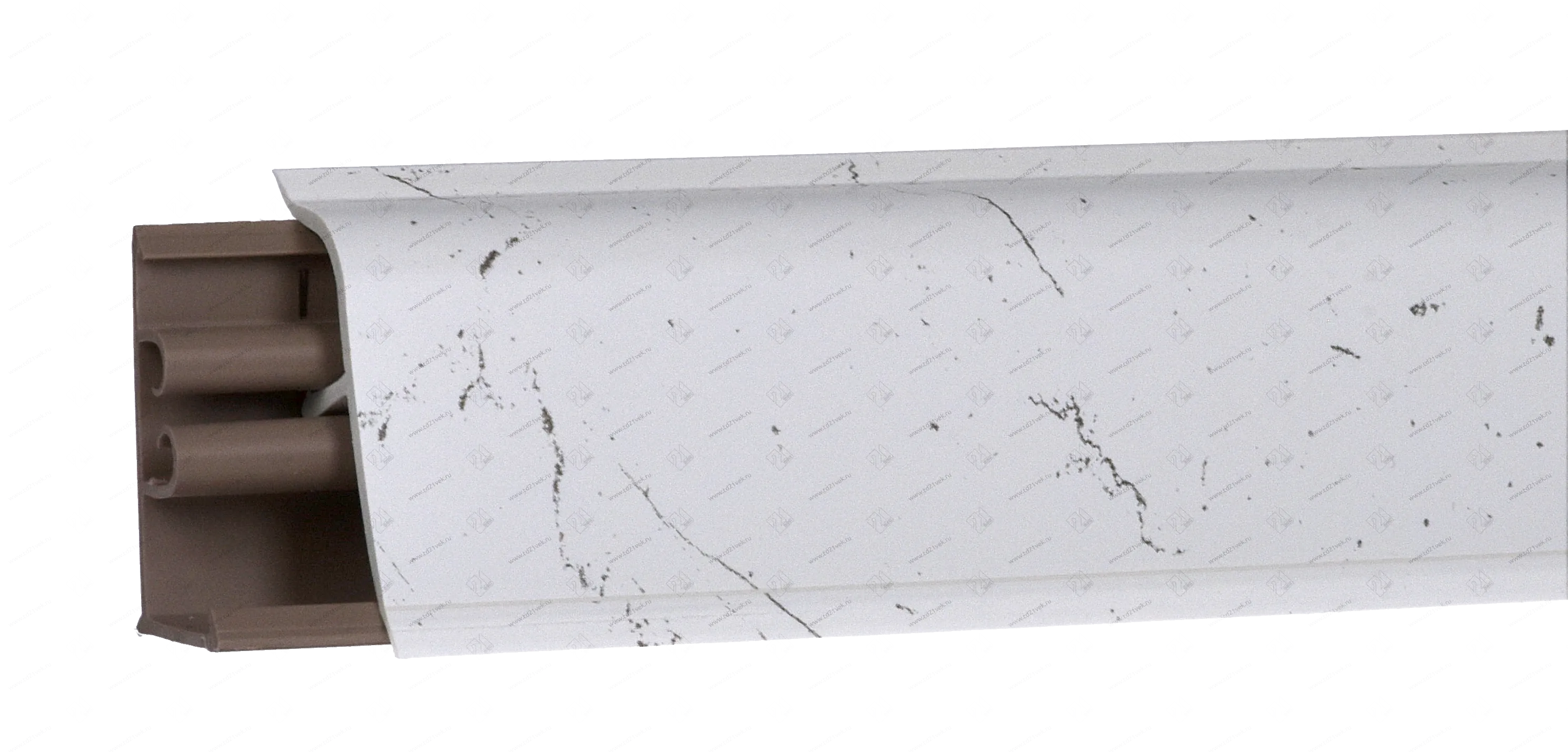 Плинтус RUS LB-38 №014 (3028/S Мрамор Марквина белый) 3,0 м (№ 476) <1/12> 1