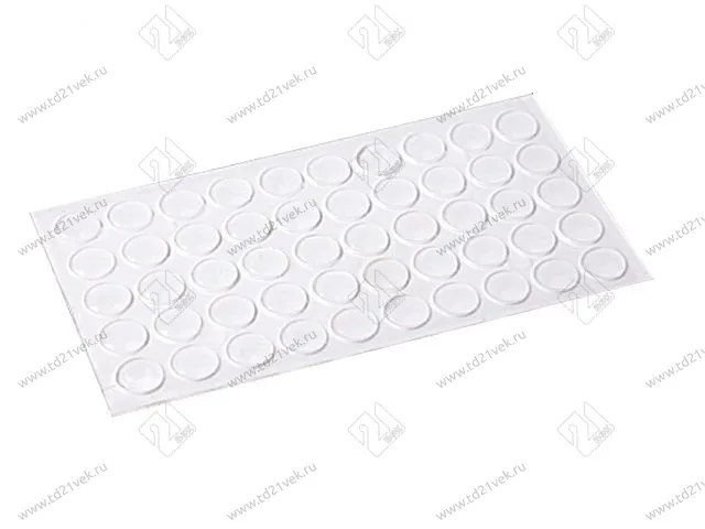 Амортизирующий элемент  Pacific PC 2851 (9*2мм) круглый прозрачный  (50шт на листе) <25/1000> 1