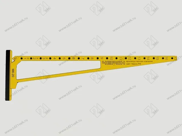 МК-20 Меб.кондуктор, угольник, шаг 32, L580, dвтулки 5мм <1> 1