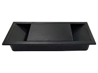 Заглушка кабель-канала, 156х66х22мм, черный