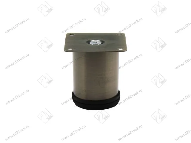 N0030-100 AB Опора мебельная регулируемая малая 50х100, бронза <100> 1