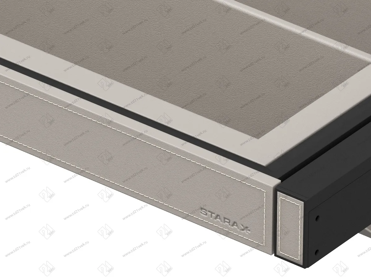 S-6435-A Обувница в базу 600, экокожа, Starax (564x470x190 мм), антрацит 3