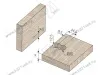 103-04-14-304 Qfix Корпус стяжки Mesan d20*h12,5*L34,5мм (крем) (ST) <500/3000> превью 4