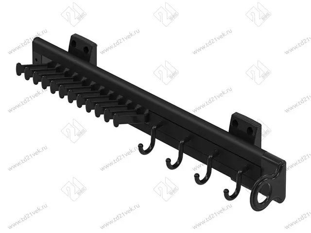 S-6555-A Вешалка для галстуков и ремней, Starax, (85х460х90) правая, антрацит 2