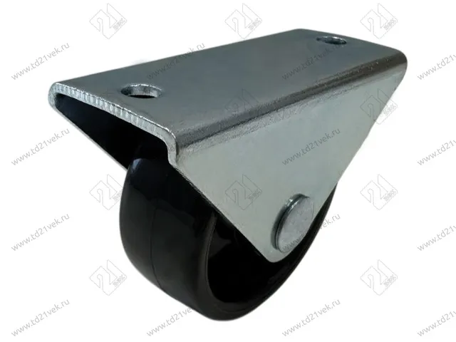 Опора колесная прямоходная 103, нагрузка 20 кг, d40 мм, h43 мм, черный 1