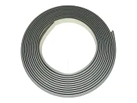 Уплотнительный гибкий плинтус для столешницы Аврора 7мм, 1 бобина 5м, серый