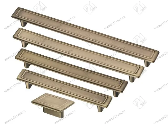 EL-7100-192 MAB Ручка-скоба, 192 мм, атласная бронза <20/100> 1