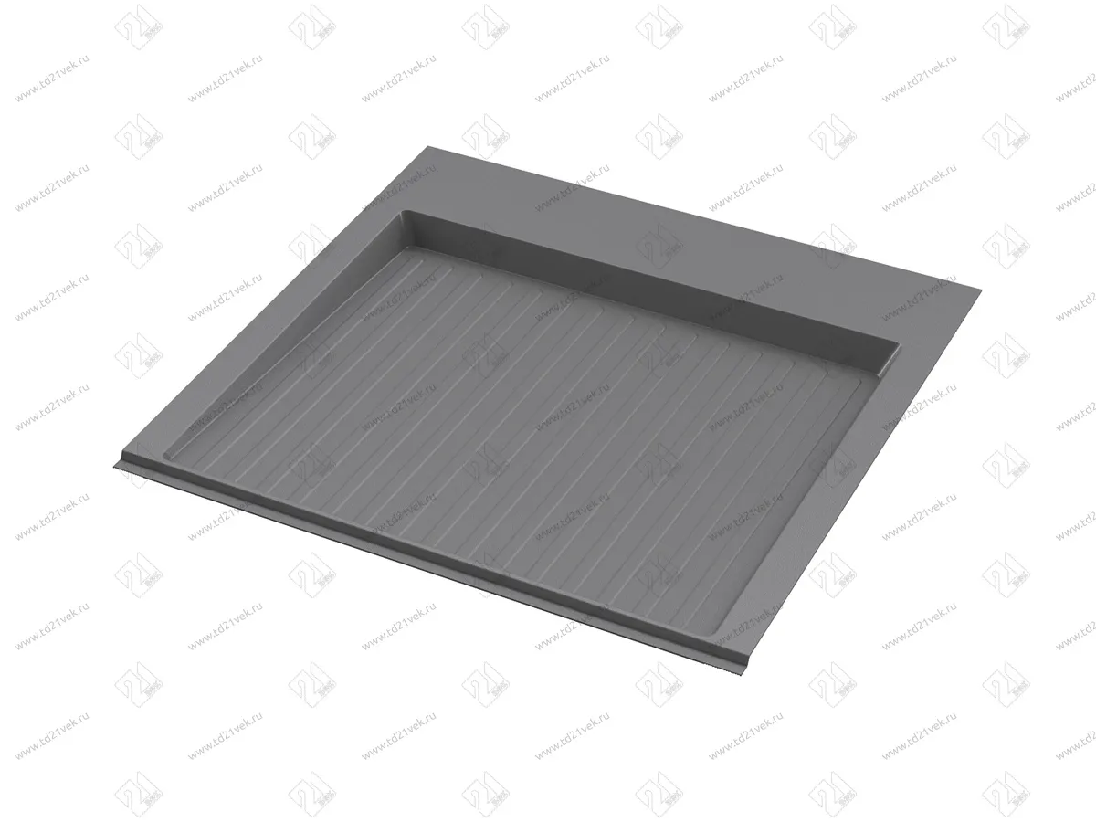 S-2262-G Поддон гигиенический под мойку Starax в базу 600мм (620x580x40) серый 1