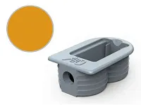 103-04-14-305 Qfix Корпус стяжки Mesan d20*h12,5*L34,5мм (бежевый) (ST) <500/3000>