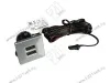 06.800.01.326 USB-розетка, врезная, квадратная, 2хUSB CHARGE-K, max. 3,4A, провод 2м c LED кон., 37х37х31.3мм, серебристый превью 1