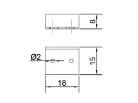 Ответная планка для замка <2000>