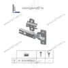 ZP-BICN090BE петля накладная D=35 с ответной планкой h=0 без еврошурупа, сверление - 45мм, <250> превью 2