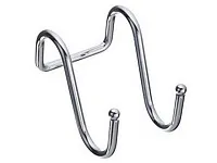 YJ-G311A/R-KR-A Крючок для рейлинга двойной  хром <50/250>