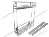 Бутылочница для кухни 150 мм (100x460x480мм) c шариковыми направляющими без доводчика, h35 мм превью 1