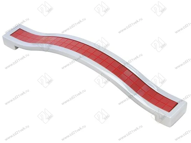 BT-224-02-08 Скоба Metax 224 мм (хром/красный) <25/125> 1