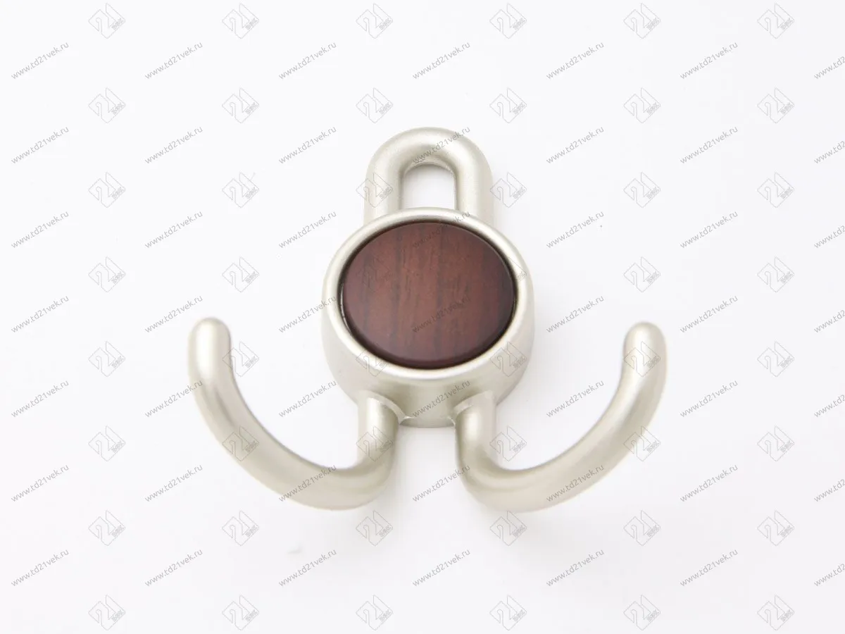 Крючок ОСКАР 15.101-02-18 (м.ник/темн.дер)<30/360> 1