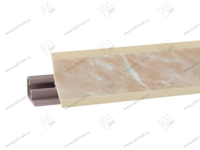 Плинтус RUS LB 231(16) Мрамор бежевый светлый 3,0 м (№ 601) <1/12/15> 1