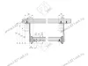 Полка для клавиатуры, серая, пластик, сталь SK-027-80 <1/10> превью 3