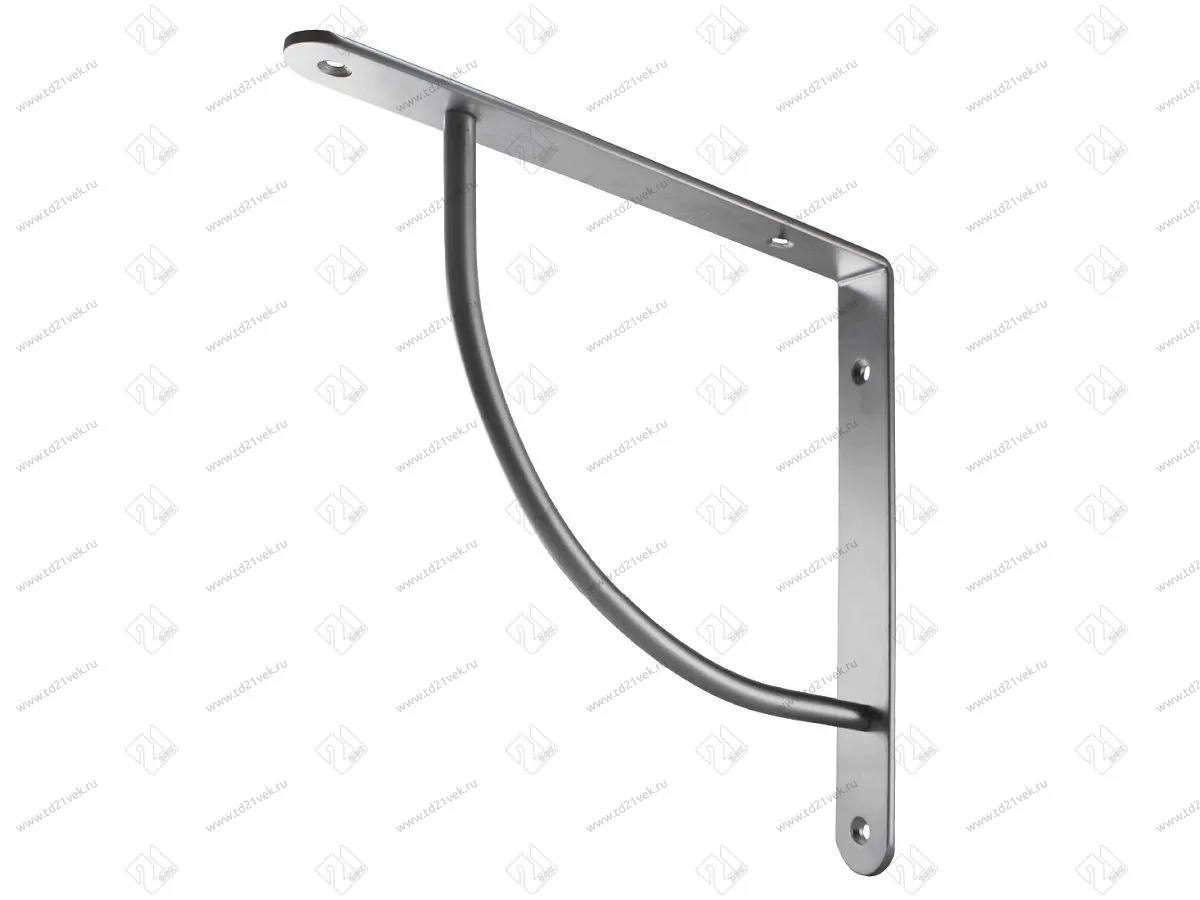 Кронштейн матовый хром, сталь, выпуклый SH-018-05 <20> 1