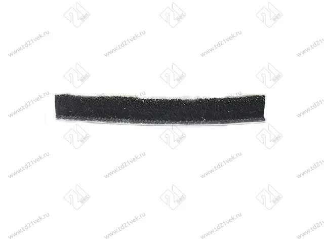 Уплотнитель щёточный ш7х в6мм 4Р MEPA (моноколор) (чёрный) <10м / бухта-150м> шлегель/ щетка самоклеящаяся/ буферная лента/ уплотнитель/ Schlegel 1