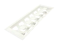 105-83-54-302 Лоток для cалатников/пиал Mesan TrayBond, 6шт.(Ш157хГ480-420хВ47,7) белый <2/20>