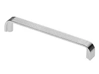 UZ-VETA-128-01 Ручка мебельная VETA C=128 мм - Collection Shape Art. хром <25>