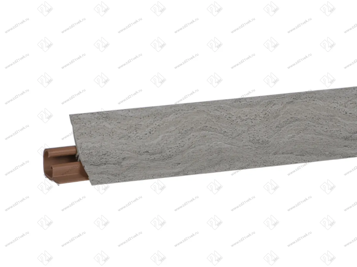 Плинтус для столешниц  "травертин серый" 3,0 м LB-231-6128  (№605 (6091)) <1/15> 1