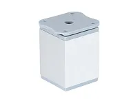 Опора декоративная H60+15мм, металлик