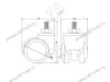 Опора колесная 558 нагрузка - 50 кг d=75, h=95 <100> превью 2
