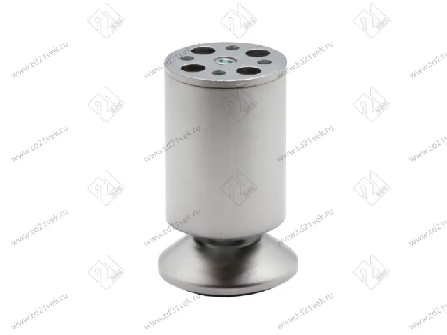 Опора мебельная d50, H100, мат.хром- мат.хром 1