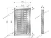 105-83-52-309 Лоток для тарелок Mesan TrayBond, 12шт.(Ш290хГ480-420хH45) антрацит <2/16> превью 6