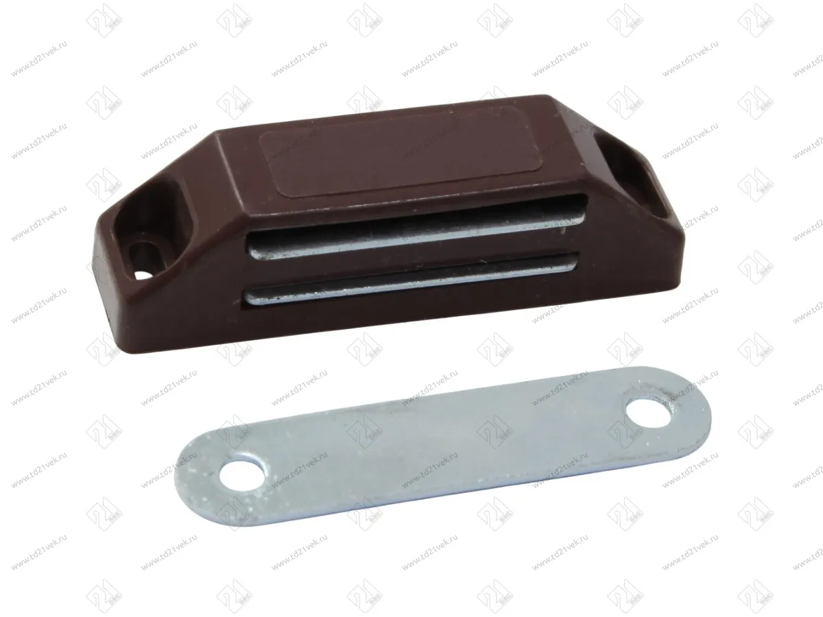 Магнитная защелка большая коричневая 1