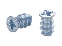 Евровинт 6,3х13мм, с потайной головкой, цинк